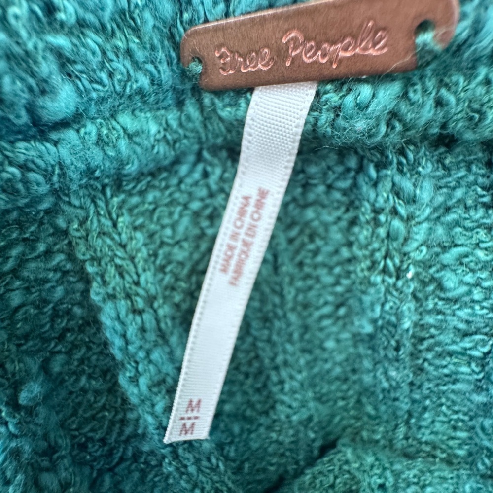 Free People Kelly Green Ribbed Sweater Maxi Skirt - Picture 5 of 8